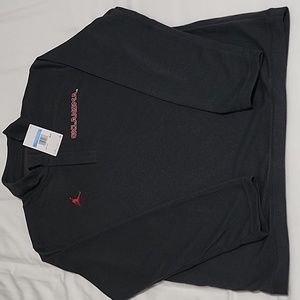 New with tags! Nike Jordan Oklahoma Sooners Dri-fit 1/4 zip - gray, size medium